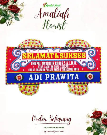 Papan Bunga Ucapan Selamat Waled Kota