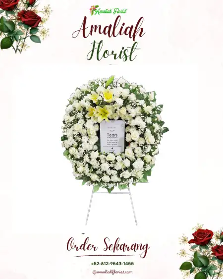 Krans Bunga Duka Waled Kota